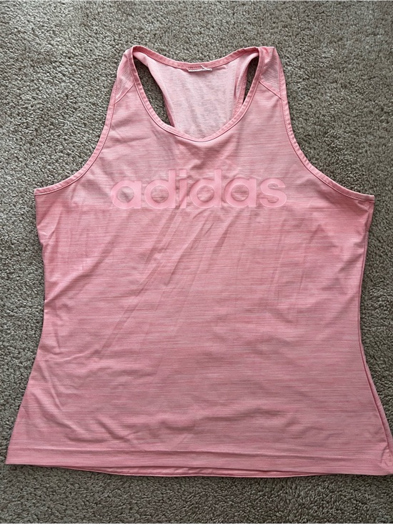 adidas Tops - adidas Pink Racerback Athletic Tank Top